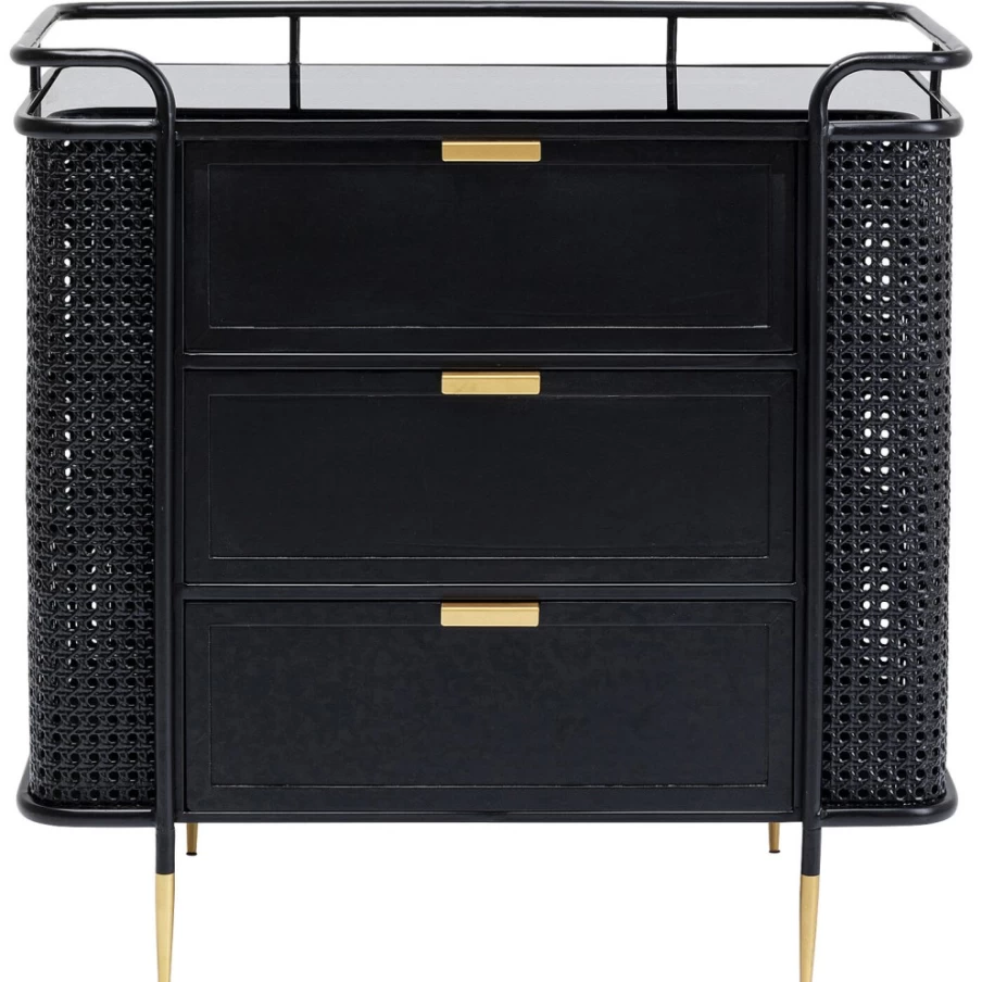 KARE Design Modern Dresser Fence 80x80 cm - Stylish Room Divider & Decorative Screen