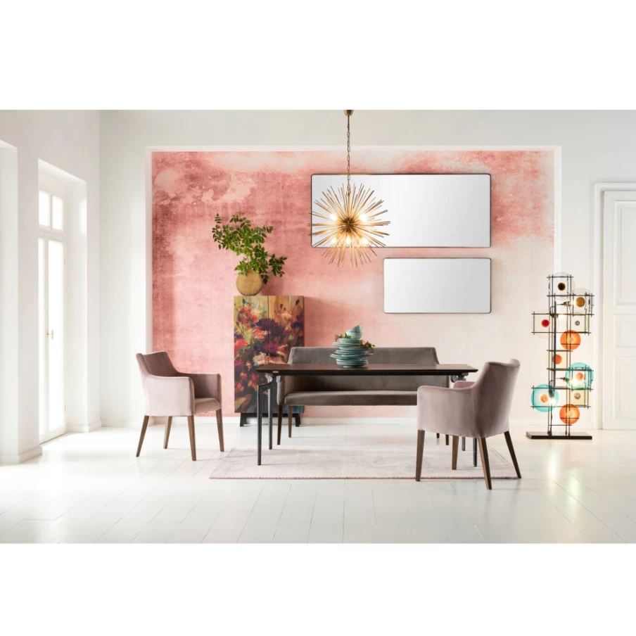 KARE Design Modern Dining Table Bug 180x90cm - Stylish Rectangular Wooden Table for Kitchen & Living Room
