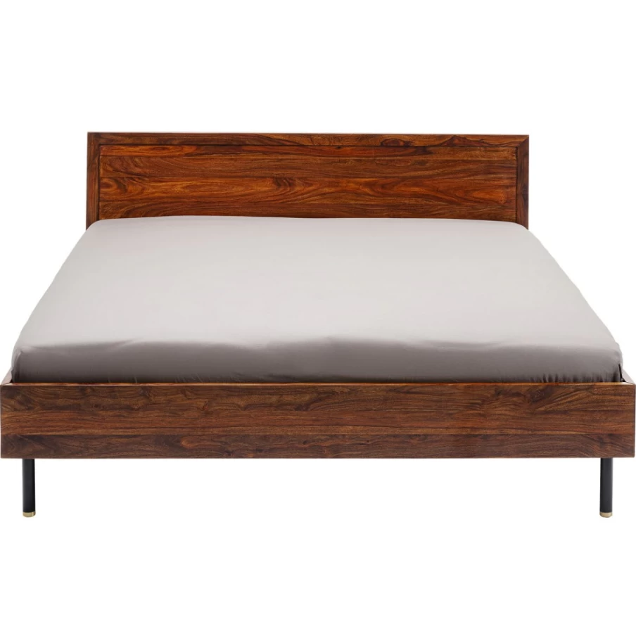 KARE Design Ravello Solid Wood Bed Frame 160x200cm - Modern Handcrafted Wooden Queen Size Bed