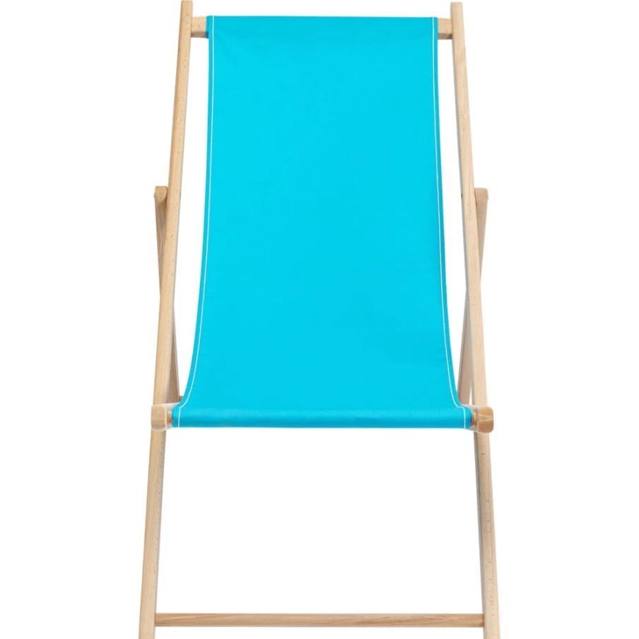 "KARE Design Turquoise Summer Deck Chair – Lightweight & Easy Foldable Outdoor Lounge Chair"