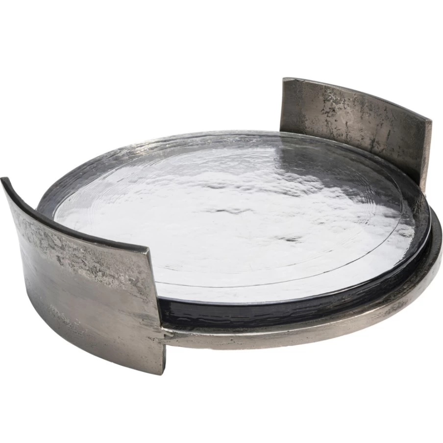 KARE Design Modern Elio Serving Tray 39cm - Stylish Round Decorative Tray for Home Decor