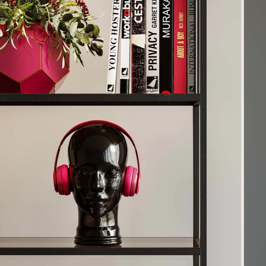 KARE Design Headphone Stand - Premium Black Holder for Headphones