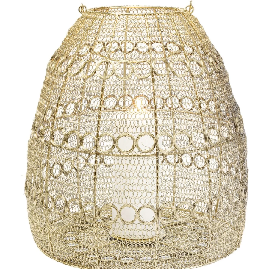 KARE Design Hayat Cone Brass Lantern - 37cm Decorative Lighting for Indoor Outdoor