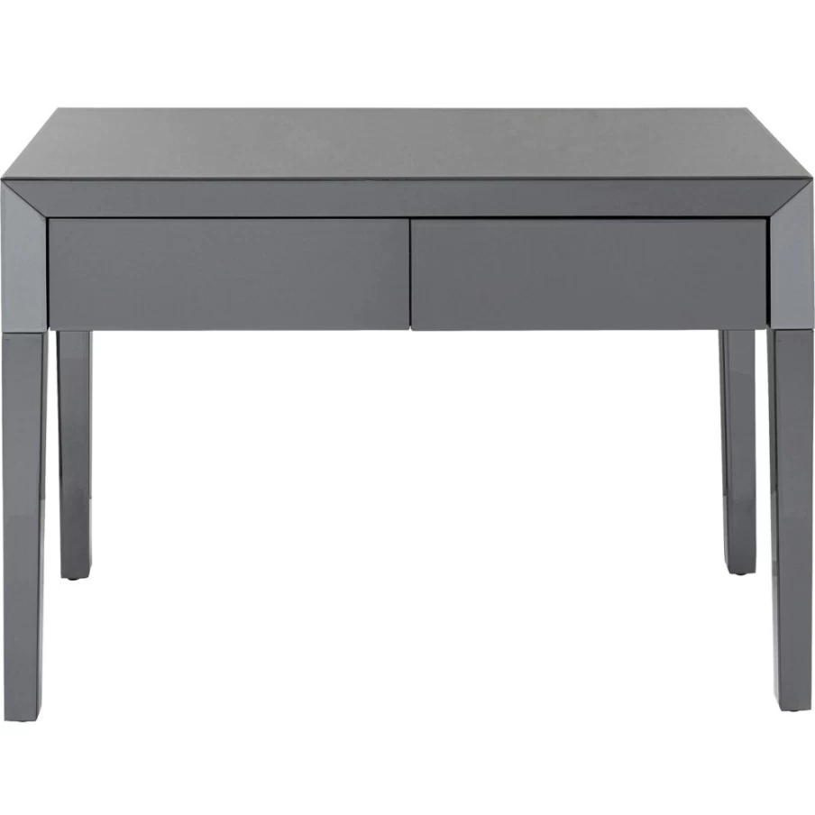"KARE Design Luxury Grey Console Table with Push Drawer – Modern Stylish Entryway Furniture"