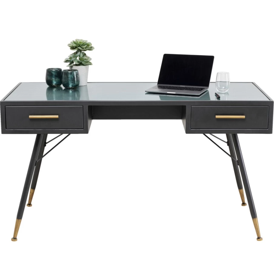 KARE Design Modern La Gomera Desk 140x60cm - Stylish Writing & Office Desk for Home & Workspace