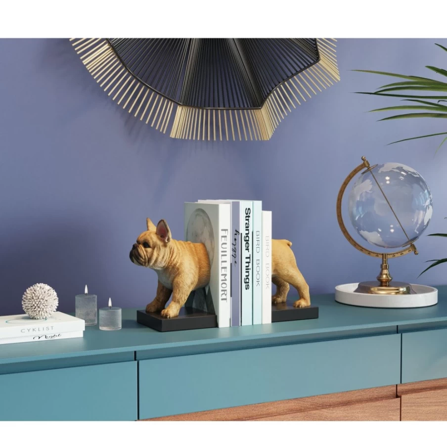 KARE Design Frenchy Bookends - Set of 2 Modern Decorative Book Holders